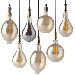 ∂工业风装饰吊灯大灯泡氛围灯宴会厅布置咖啡馆民宿酒吧网红打卡