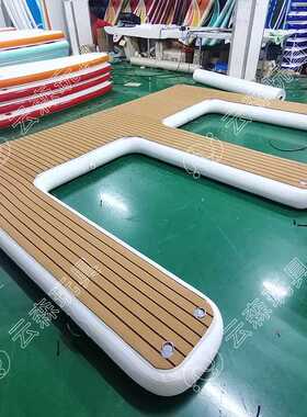 充滑气码头艇摩托艇停靠泊位人行栈游浮桥浮台海5898vanc上道防浮