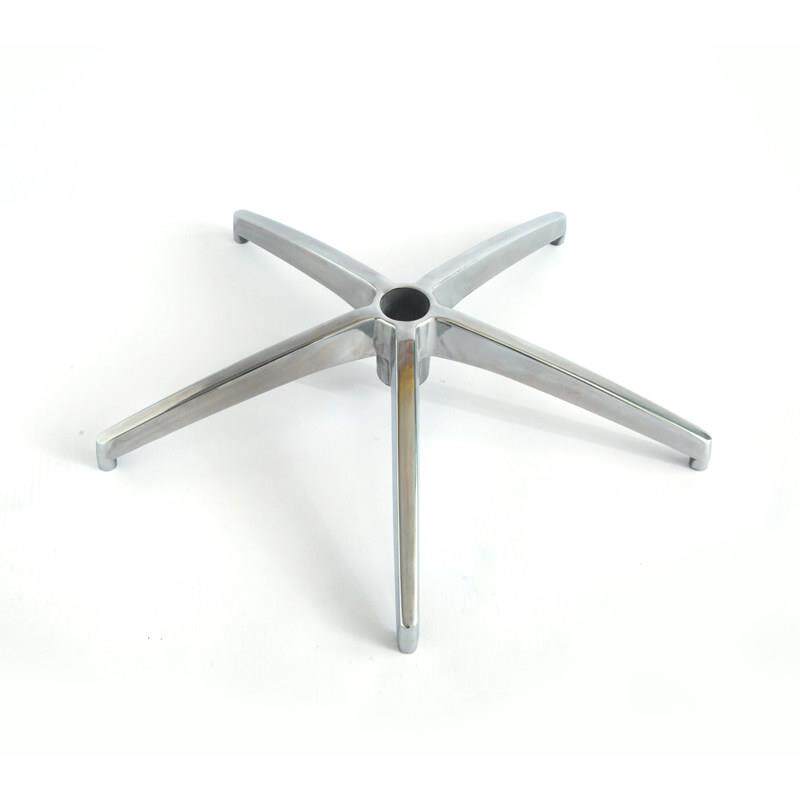 转椅配件椅五星三脚架底盘加厚电脑椅底座办公椅伸展脚高脚铝合金