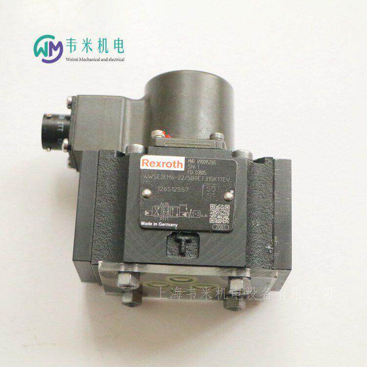 力士乐比例伺服阀R900946396 4WSE2EM10-5X/60B9ET315K31EV