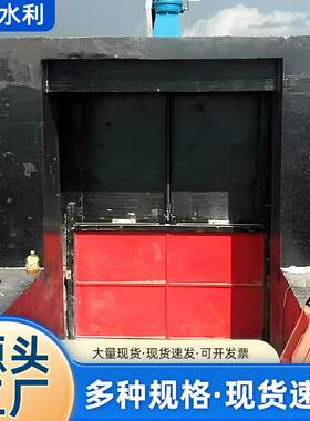 水利镶铜铸铁闸门平板渠道一体式闸门污水处理双向止水闸门厂家