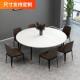 加宽变圆桌可折叠面板折叠圆餐桌大圆桌可折叠折叠圆桌面无腿