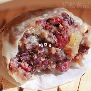 老北京宫门口馒头铺ZGR粗八宝粘豆包1闪食盒4个粮面食主即食送顺