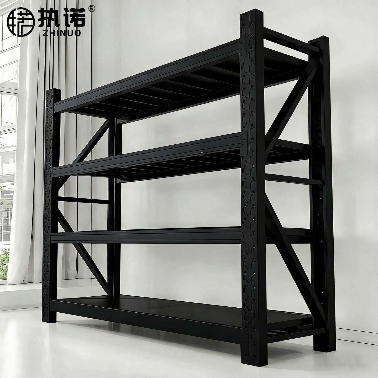 货架多层置物架储物间家庭货物架快递仓储重型仓库超强承重铁架