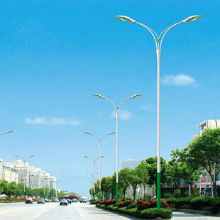 LED市电路杆6米7米8米单双臂道ICT杆路灯l新农村户外防水e灯d路灯