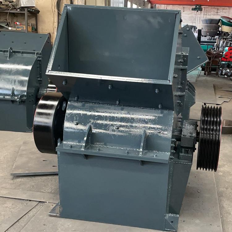 废石锤式石破碎机小型玻PC500*35璃石碎灰石粉碎机建筑垃圾甩锤制