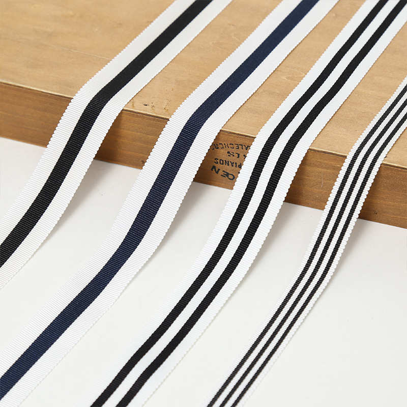 色织涤纶边带厂家帽带涤纶包装供应三顶螺纹牙帽带织织带 diy