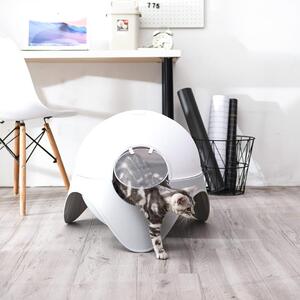 创意封闭式猫砂盆 厂家猫厕所 太空舱塑料宠物猫砂盆清洁用品