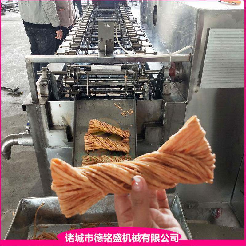 蜜三刀电炸锅 休闲面食金丝馓子全自动油炸机流水线 额定功率24KW