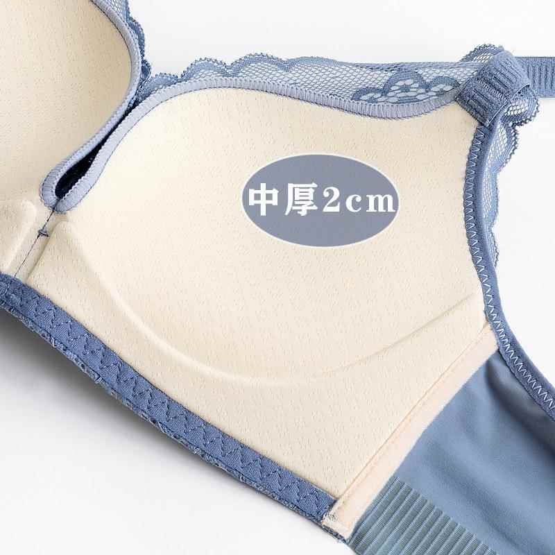 新款直销婴儿棉小胸平胸透气不空杯中厚无钢圈聚拢软杯文胸舒适调