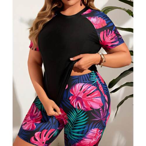 Split swimsuit, diving suit, conservative tight fitting