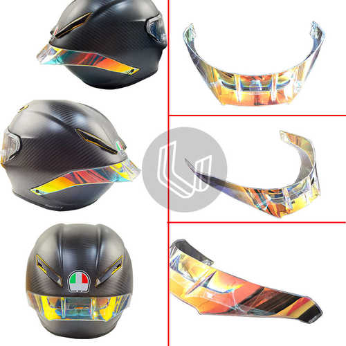 摩托车头盔尾翼 Pista GPR GPRR corsa R 头盔个性大尾翼扰流翼