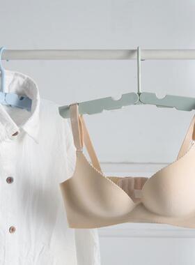 9WOR多功能可折叠旅游衣架便携式户外出差旅行常备浴室衣架夹子晾