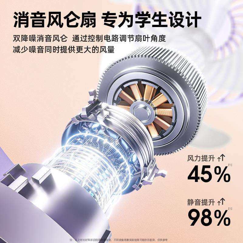 超静音办公桌K小型手持迷你风扇便携式德国ASA学生宿舍手持小风扇