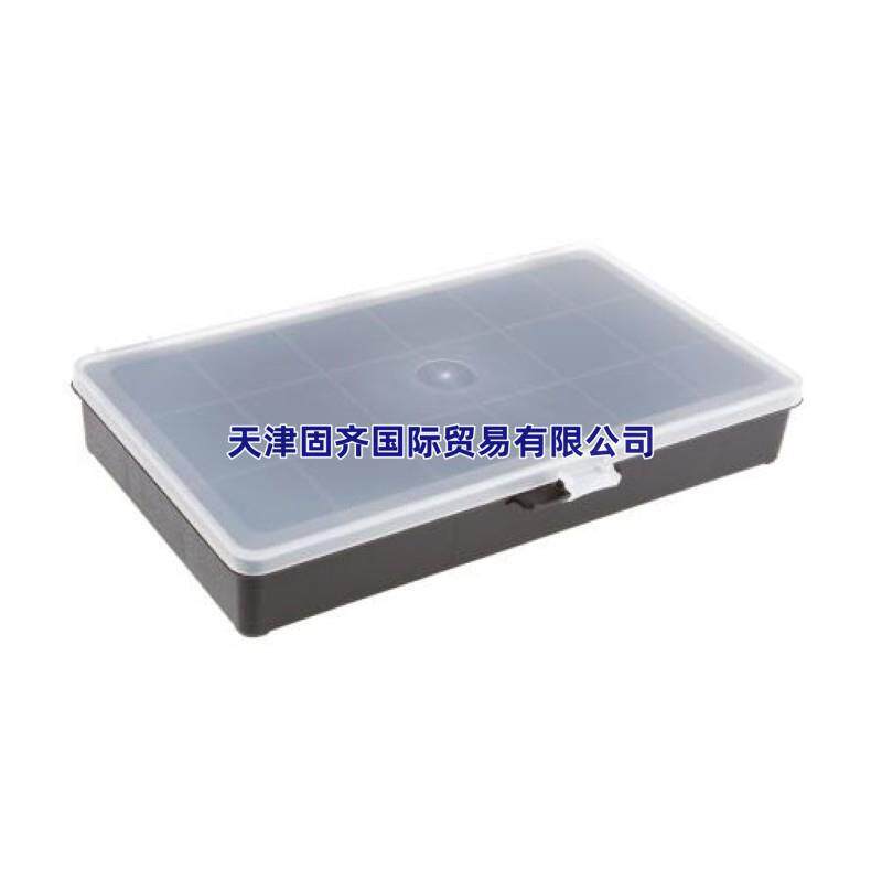 Raaco 18格 透明塑料盒零件收纳盒 132459, 41mm x 271mm x 173mm