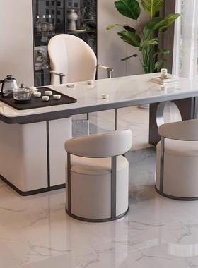 DUM轻奢岩板茶组台桌办公室阳功夫泡茶茶桌椅小户型现代简约台桌