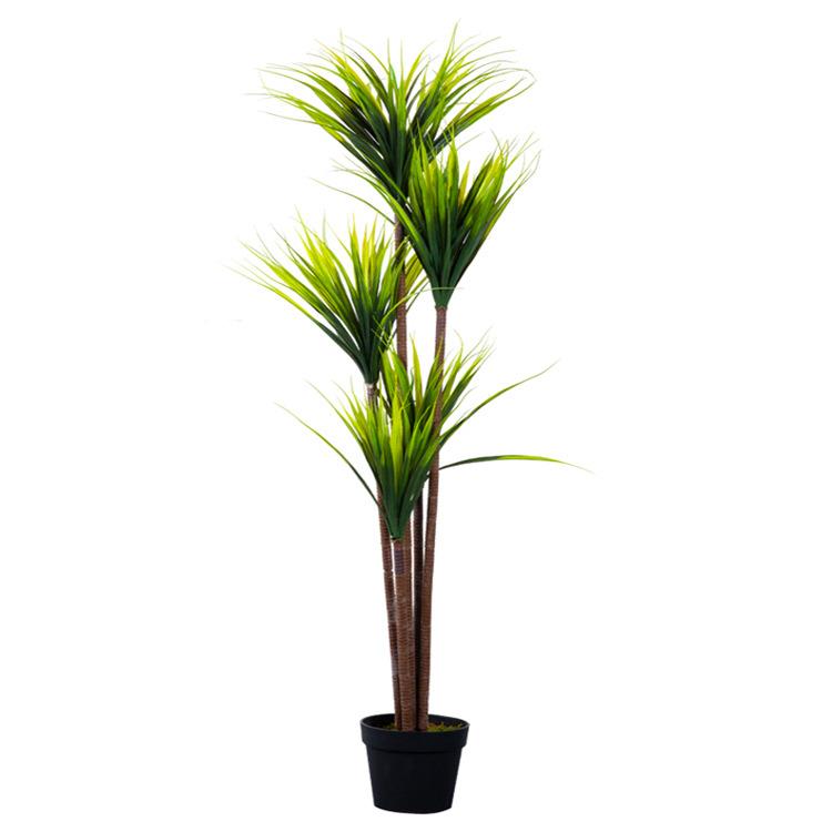 仿真植物洋铁树绿铁绿植带盆盆栽室内装饰假树仿真造景树真
