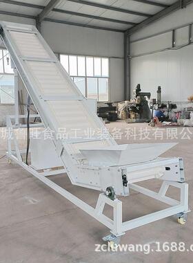 丸子定型配套输送线裙边皮带挡板玉米传送机提升机液压升降