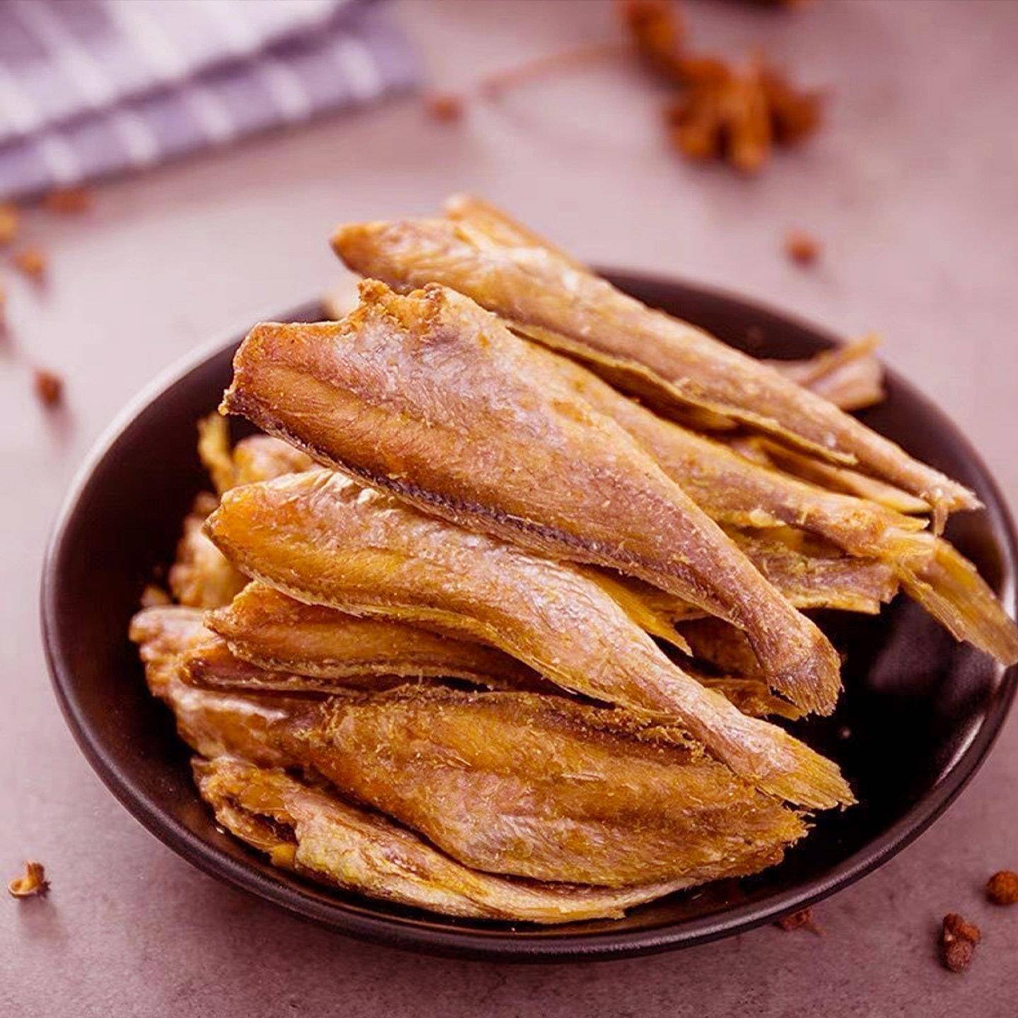 平潭黄鱼酥 即食香酥小黄花鱼干 干 福建平潭特产大全海味休闲 零