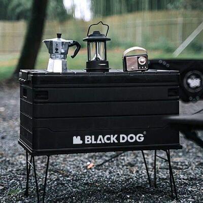 60L Camping Storage Box Large Capacity Foldable Storage Bin