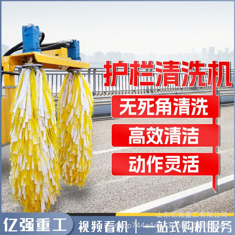 护机栏清洗市道20路隔离带速公路防撞墙环卫车改装双滚高刷清洗政