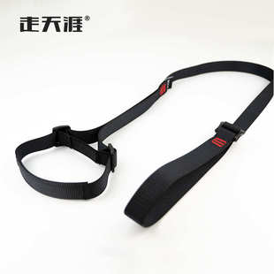 走天涯户外脚踏带登山攀岩脚蹬带上升器爬绳器探洞攀爬带攀登脚绳