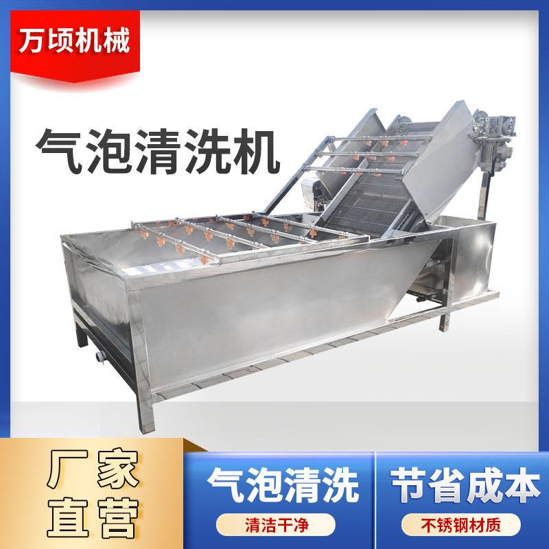 全自动李子清洗机大型李子清洗设备万顷隆牌