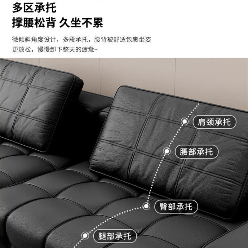 劳伦排斯沙发全包客简厅大平层直黑沙发厂家易风大户型沙多种型号