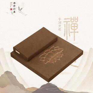 打坐垫禅修垫蒲家团跪拜垫静坐A003冥想拜垫用加厚叠布折艺椰棕禅