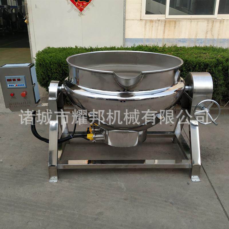 工恒温不锈yb-300钢加热卤瓜子煮电锅业倾斜海参可煮锅食品厂玉米