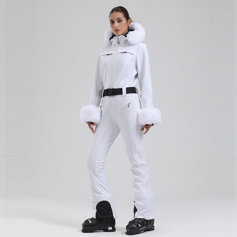 滑雪服女极寒修身双板防风防水加厚保暖户外运动跨境滑雪服女新款