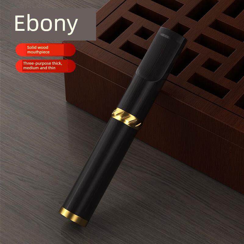 Zobo正牌烟嘴过滤器高档檀木实木循环永久可清洗过滤嘴粗中细通用