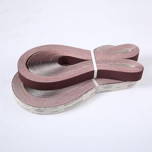 鹿牌ja512不锈钢抛光金属砂带50*2100砂带机软布打磨平接环形沙带