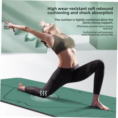PU natural rubber yoga mat anti slippery good quality