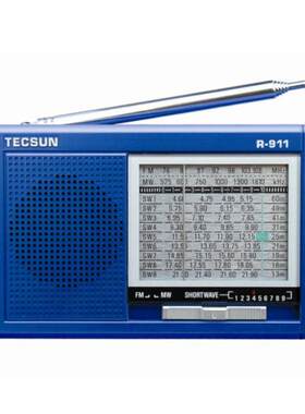 Tecsun/德生 R-911收音机袖珍式高灵敏度11波段收音机