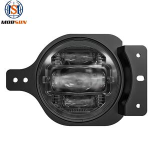 牧马人JL雾灯带日行灯 JL改装 4寸LED天使眼雾灯 22款 专用 新款