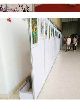 八棱柱展板 展览器材 书画广告屏风架 图文摄影挂画广告宣传展架