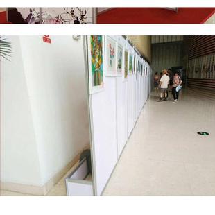 八棱柱展板 展览器材 书画广告屏风架 图文摄影挂画广告宣传展架