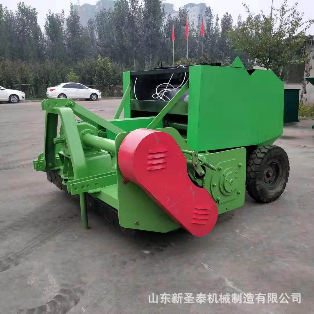 全自动秸秆粉碎打捆机工作视频农机补贴型秸秆粉碎打捆机现货