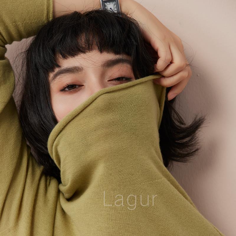 胶囊衣橱「修身且自在」100%纯羊毛无缝一体高领打底衫女秋冬内搭