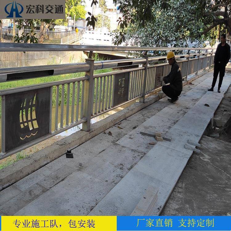 工厂加工景观河道桥梁不锈钢护栏围栏市政交通道路设施隔离防护栏