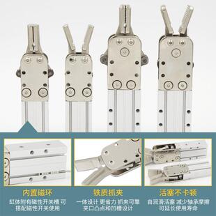 天行TX气动气缸机械手S115夹具头夹6D夹子2ZVZ015配件大全水口夹