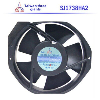 SJ1738HA2/HA1正品台湾SANJU三巨风机UPS轴流1755风扇ac220V/110V