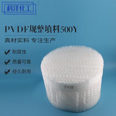 厂家大量现货供应 聚偏二氟乙烯塑料规整填料 PVDF规整填料500Y