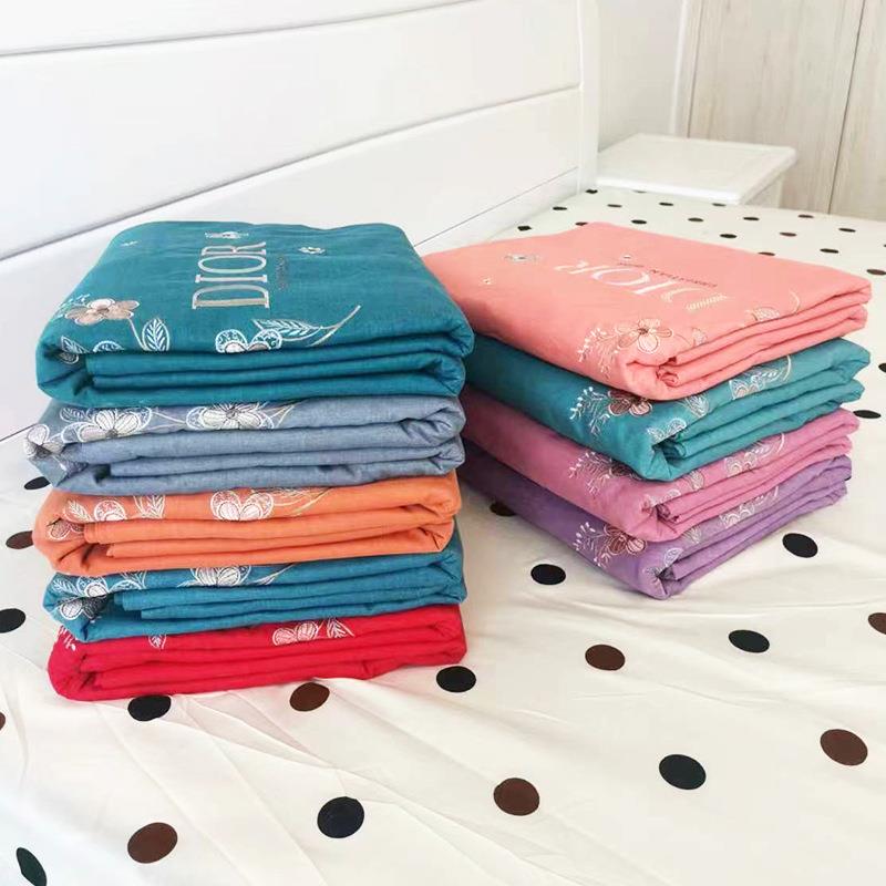 全棉磨毛加厚被套单件单人保暖纯棉绣花双人加大被罩厚冬季