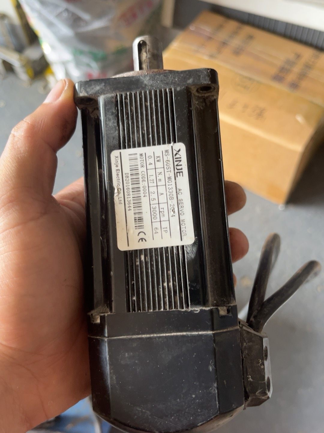 拆机信捷伺服电机，400W，型号