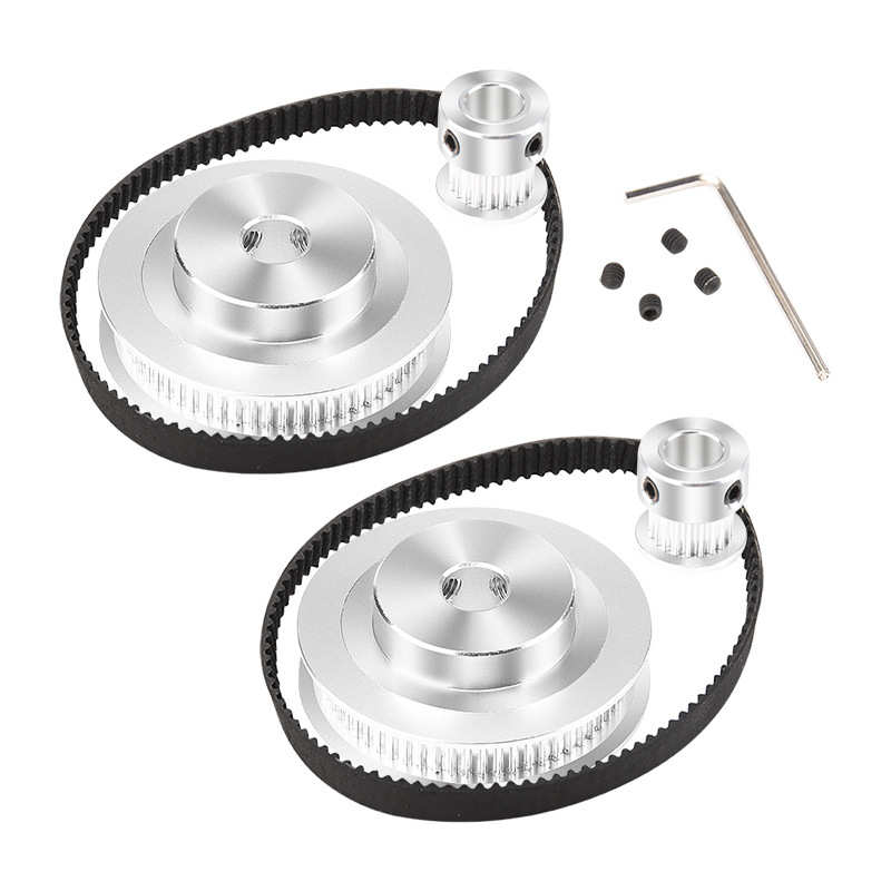3D打印机配件 VORON 2.4 60齿内孔8mm同步轮带200mm闭环皮带套件