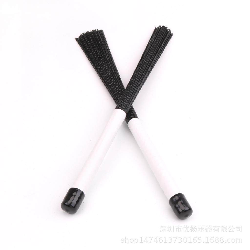 架子鼓鼓刷 箱子鼓鼓刷 尼龙波浪形鼓刷 束棒 波浪鼓刷 多色可选