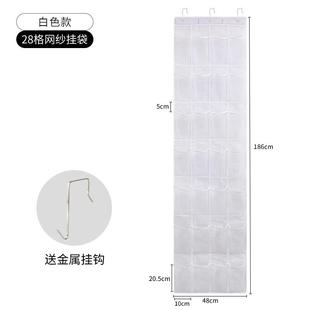 透气无纺网布挂在门上的鞋架门口卫生间挂鞋神器挂壁式鞋袋收纳袋