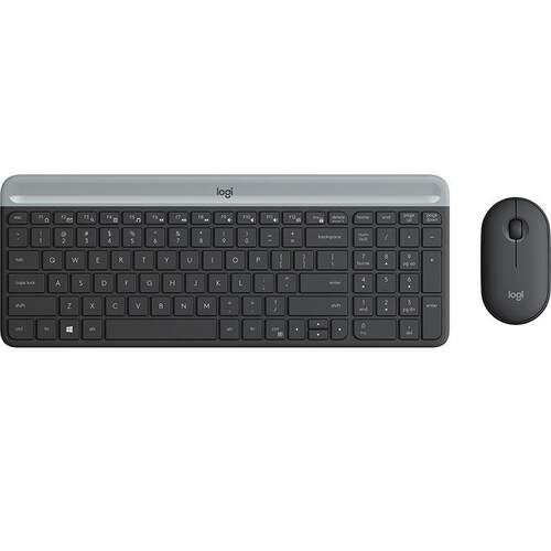 Logitech/罗技MK470无线静音键鼠套装 超薄键盘96键2.4G无线接收